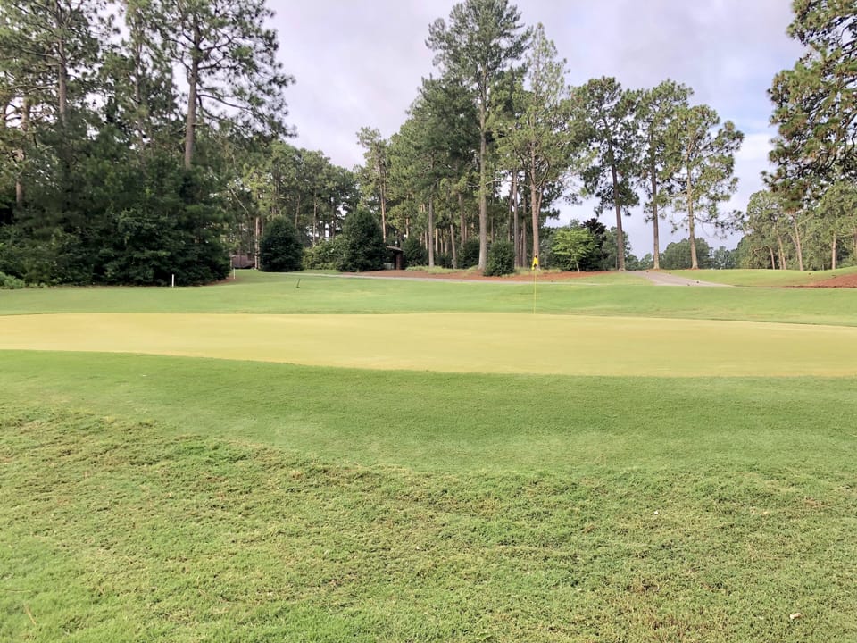 View of Hole 4 Green from the backyard !