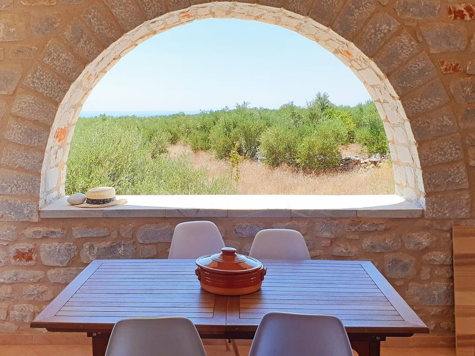Terrace with Dining table