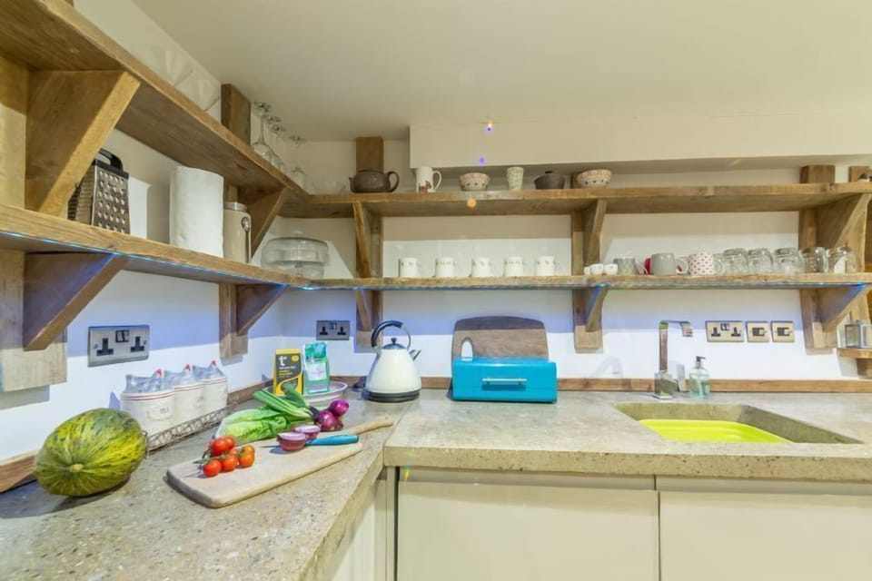 Ground floor: The kitchen has a lovely quirky rustic feel