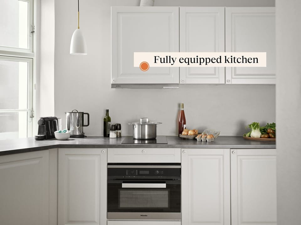 Fully equipped kitchen