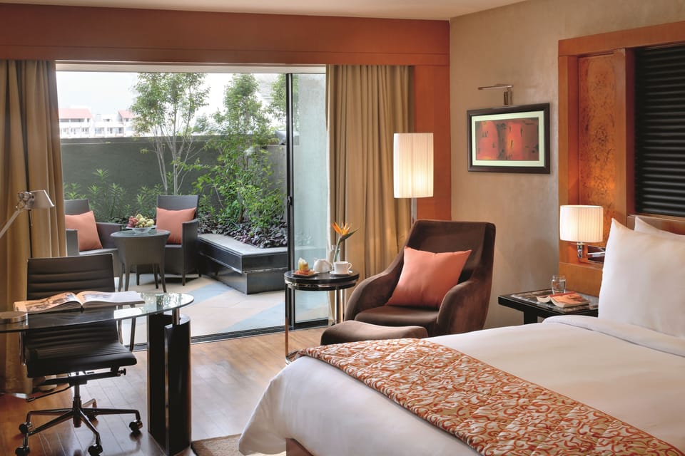 Premium bedding, down comforters, memory foam beds, minibar