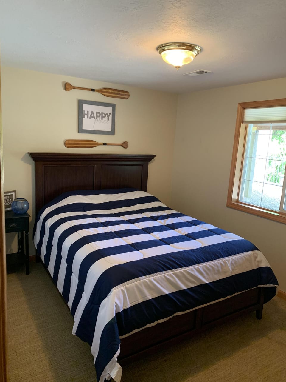 Bedroom #4 located downstairs with gorgeous water view!