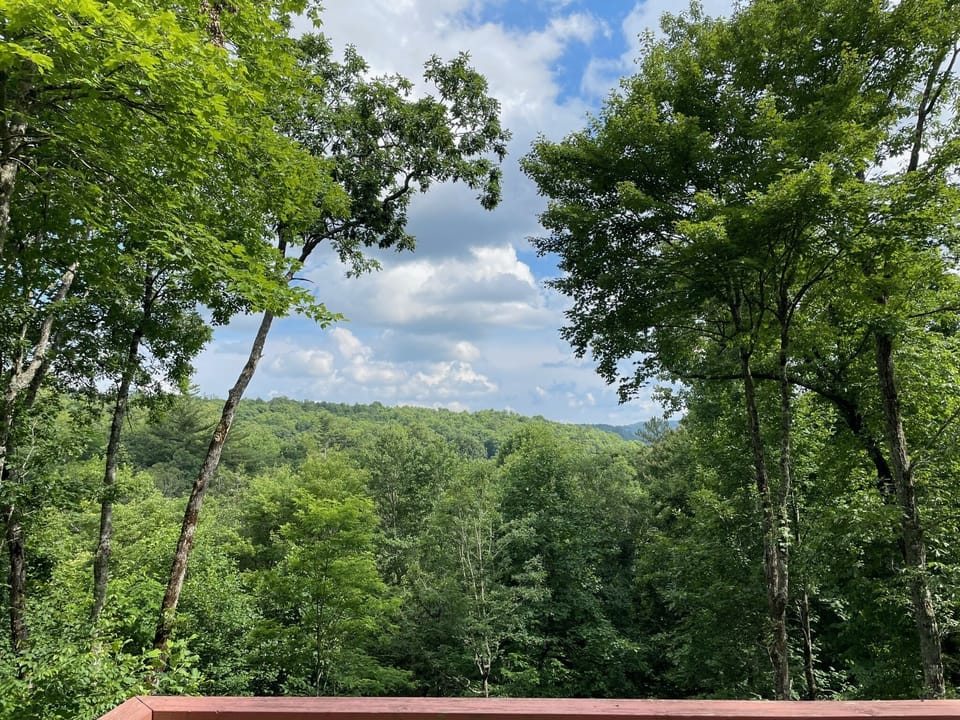 View off back upper deck.
