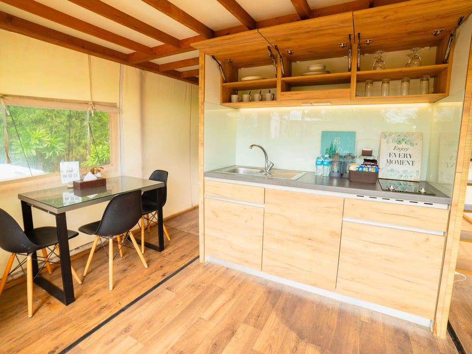 The Loft Glamping Tent | Living area