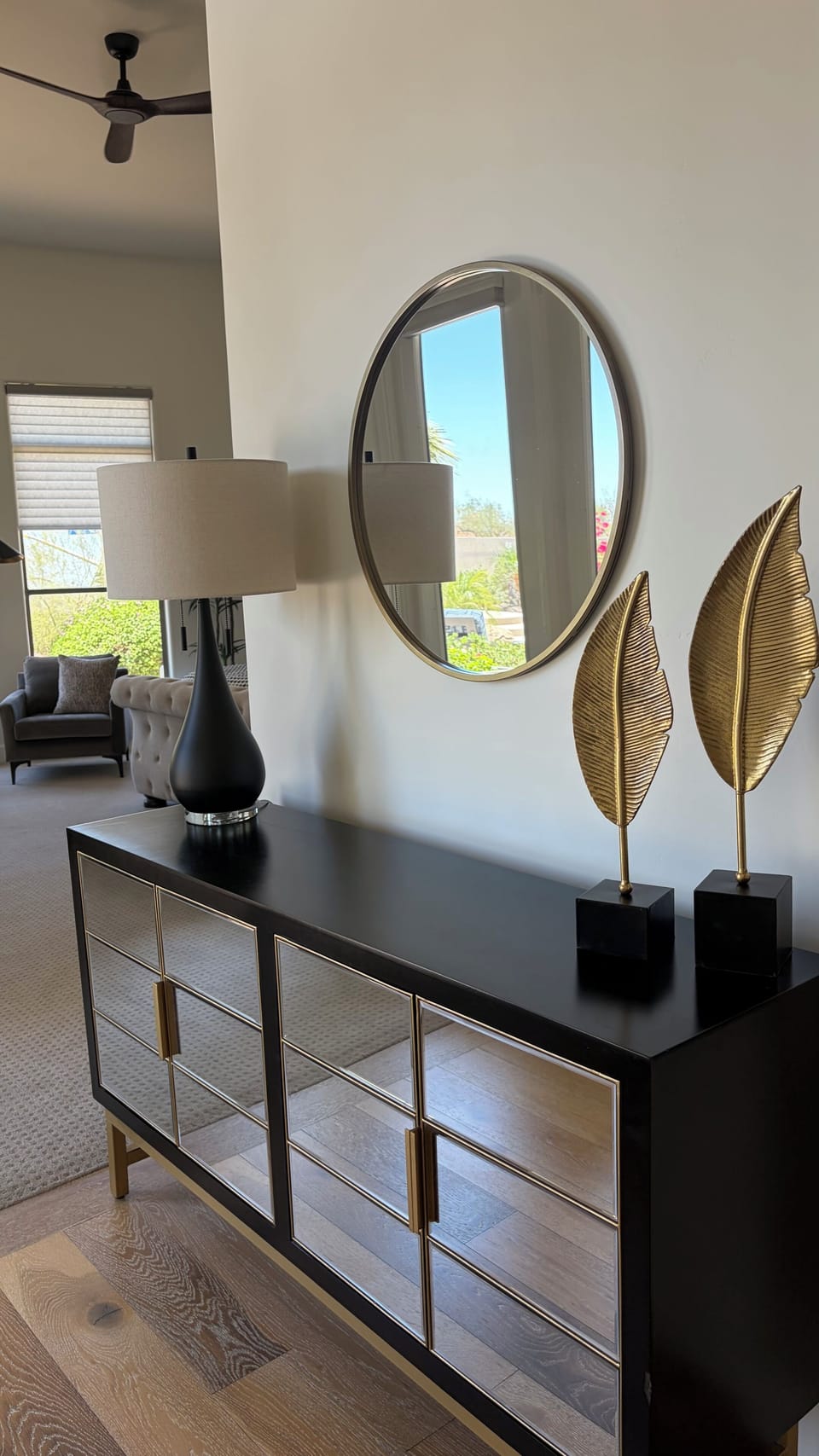 Entry into the master bedroom