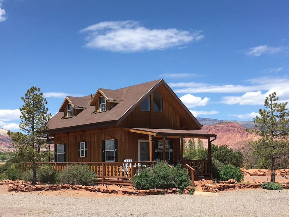 South side of cabin 