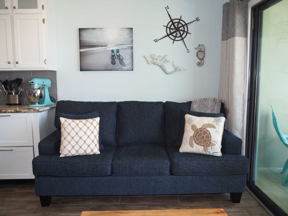 Brand New Queen Sleeper Sofa with memory foam mattress topper!!