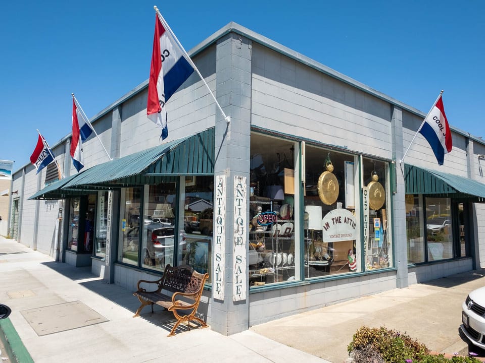 Antique and curio shop walking distance