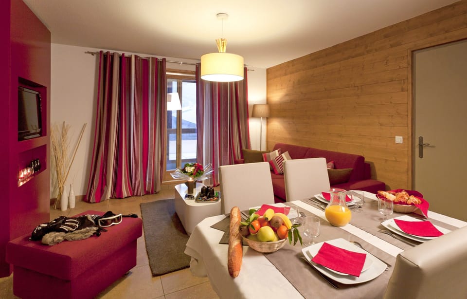 Settle into the dining area and enjoy a nice meal.