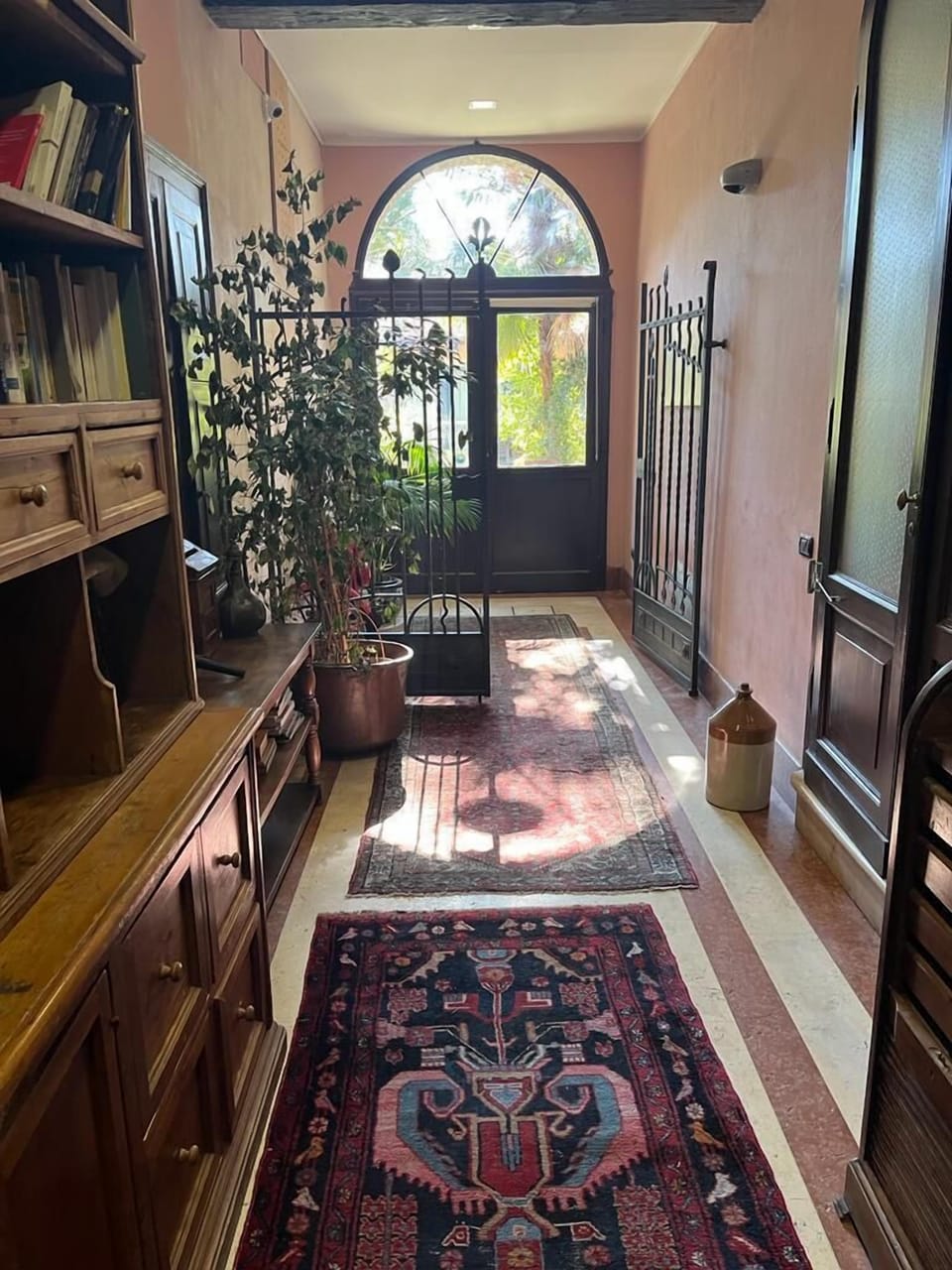 Interior entrance