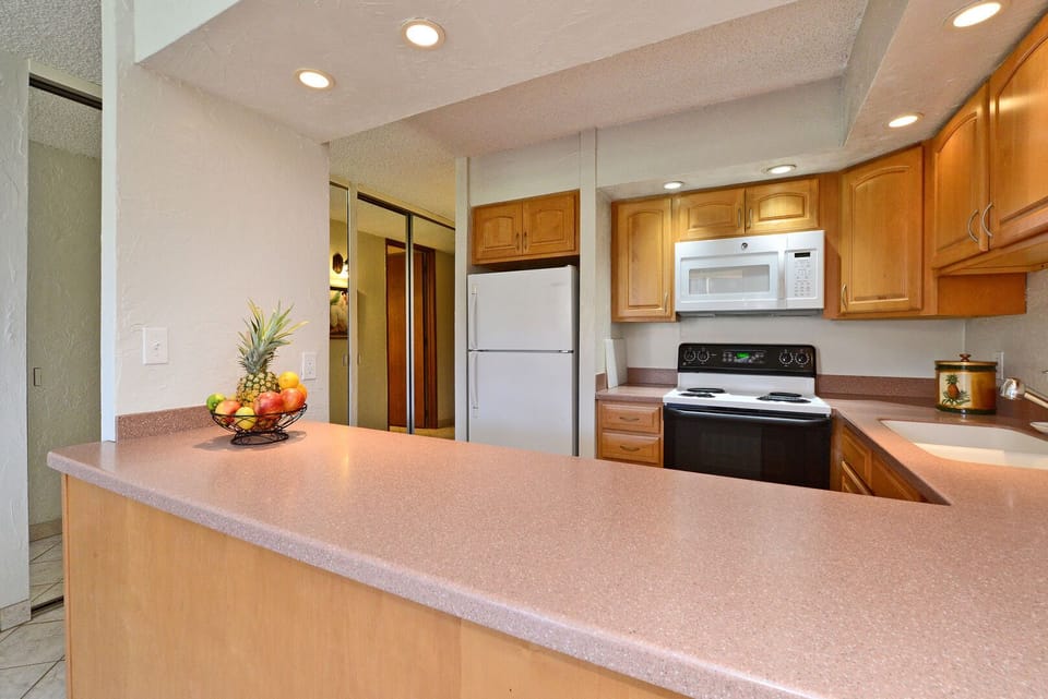 Custom cabinets and lighting
