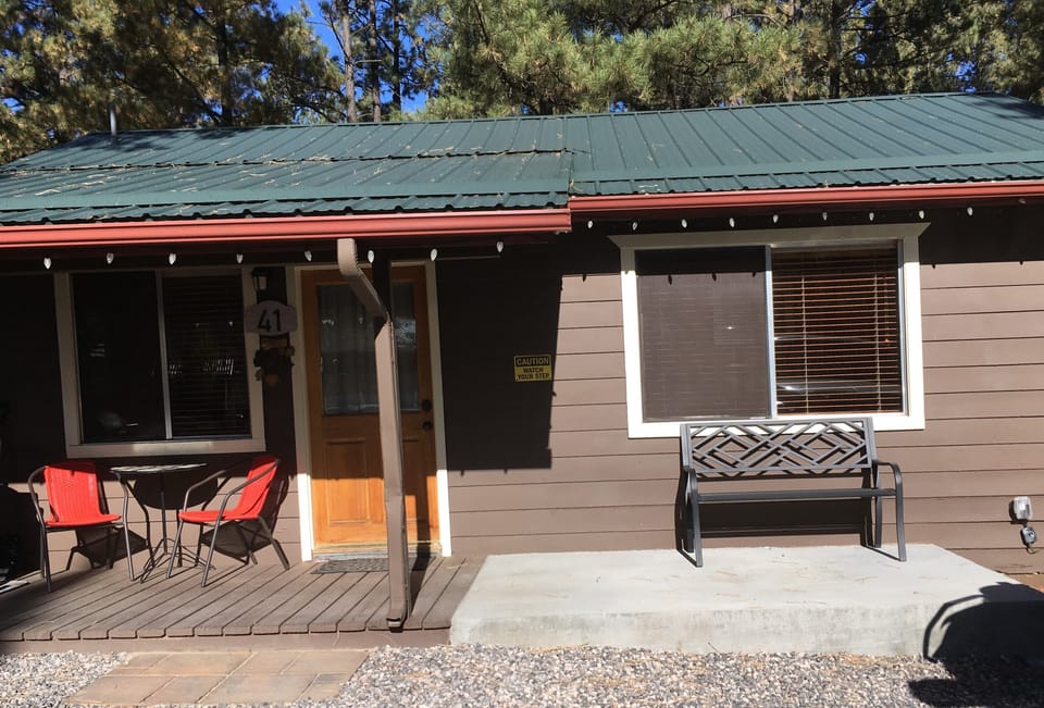 Relax in the cool pines and enjoy the view