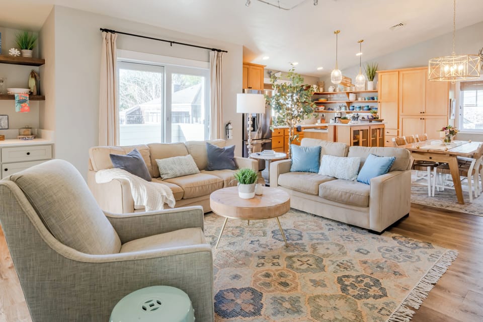 Open floor plan - delightfully and thoughtfully decorated