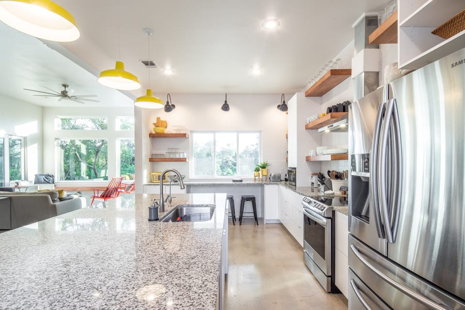 Large kitchen island