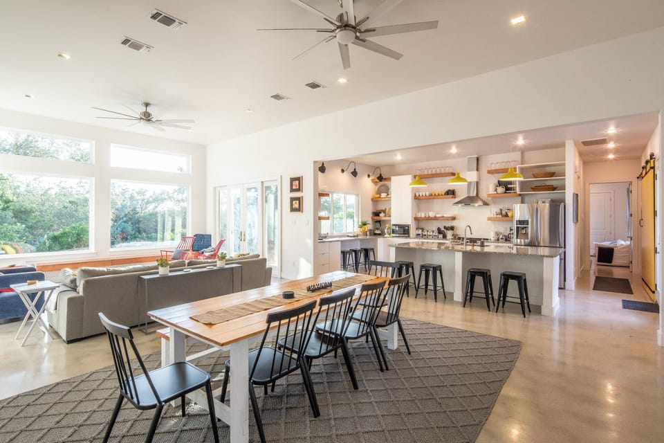Dining and living areas, cont.