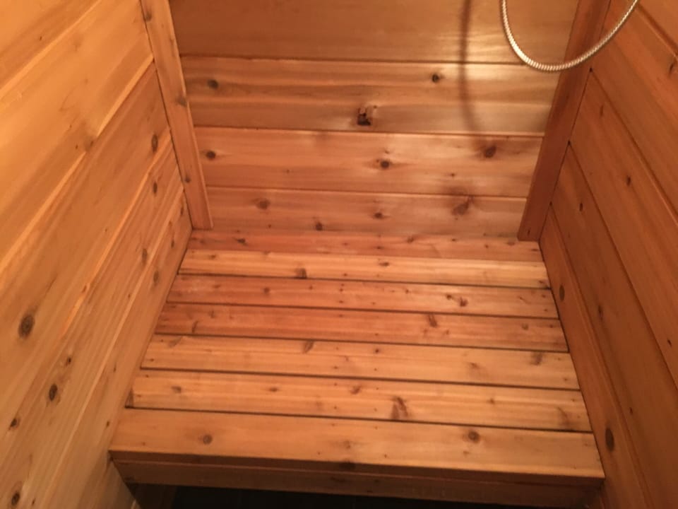 Cedar sauna