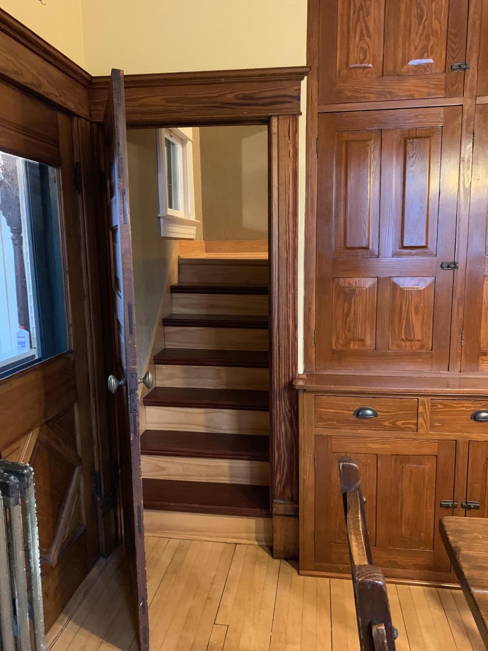 Door to second floor