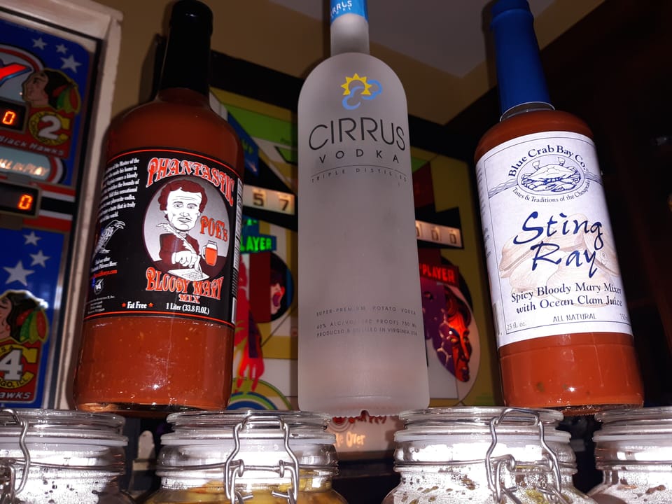 Local Richmond Bloody Mary bar if you like to make an adult beverage