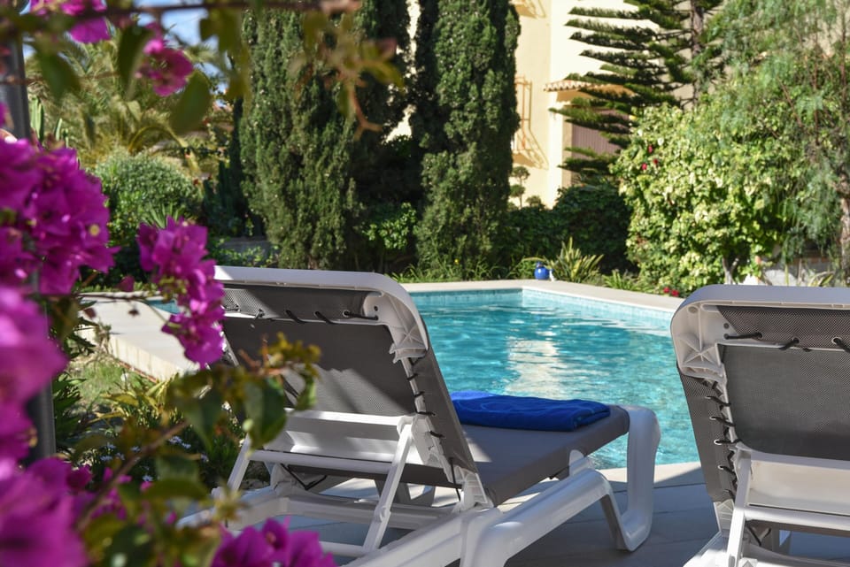 Terrace and pool