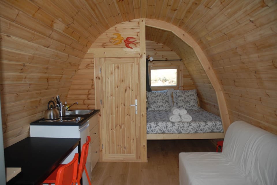 Une cabane insolite et confortable