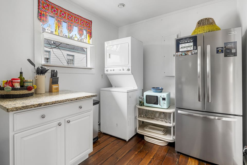Washer and Dryer off of Kitchen