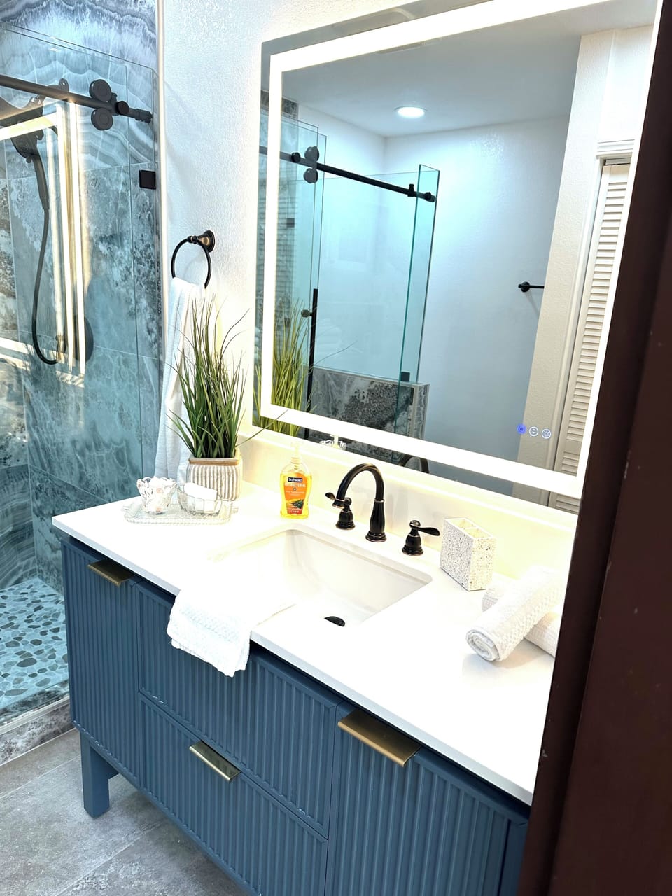 Full bathroom #2 with shower and toilet