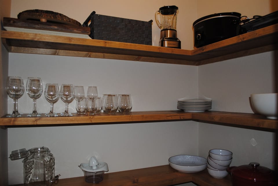 spacious pantry space for your grocery needs