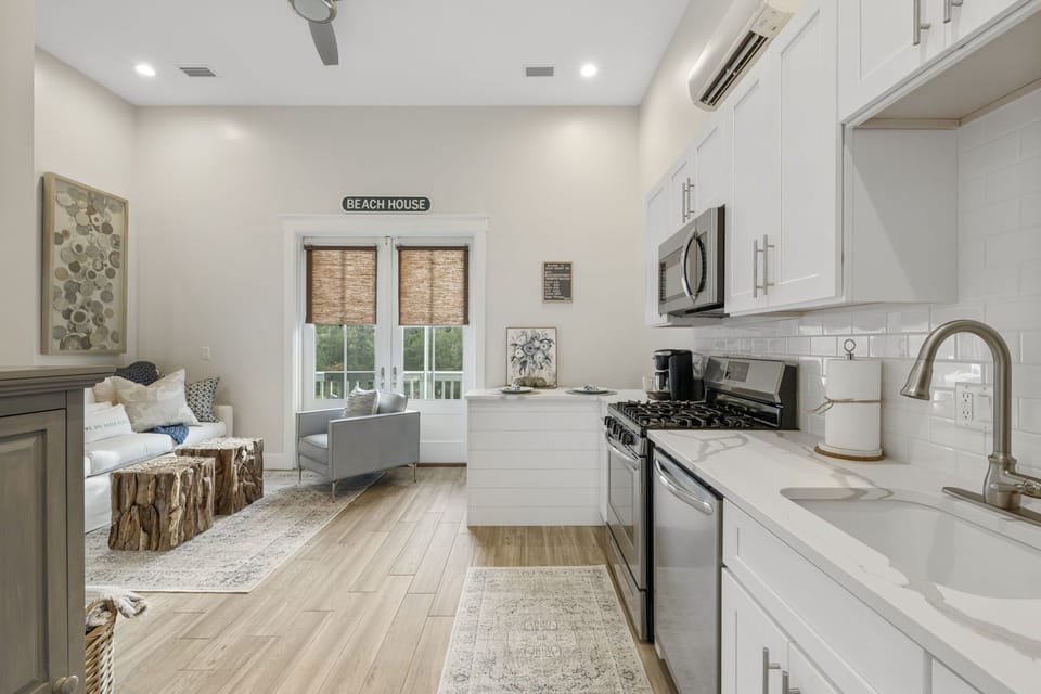 Open Space of carriage house living area
