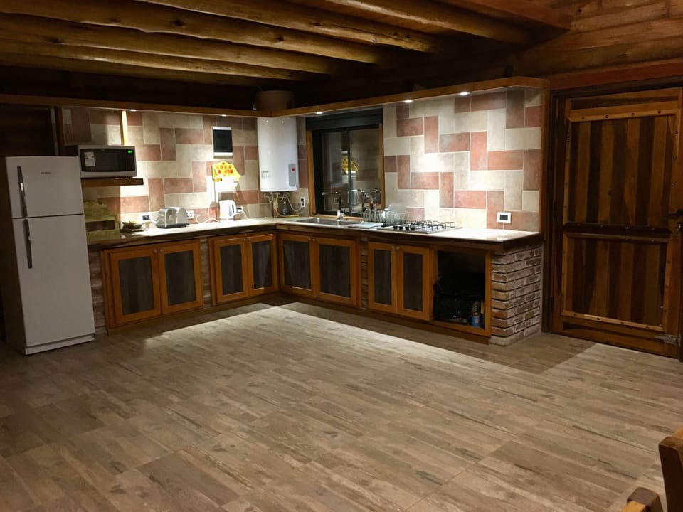 Basic Cabin | Private kitchen | Coffee/tea maker, microwave, oven, stovetop
