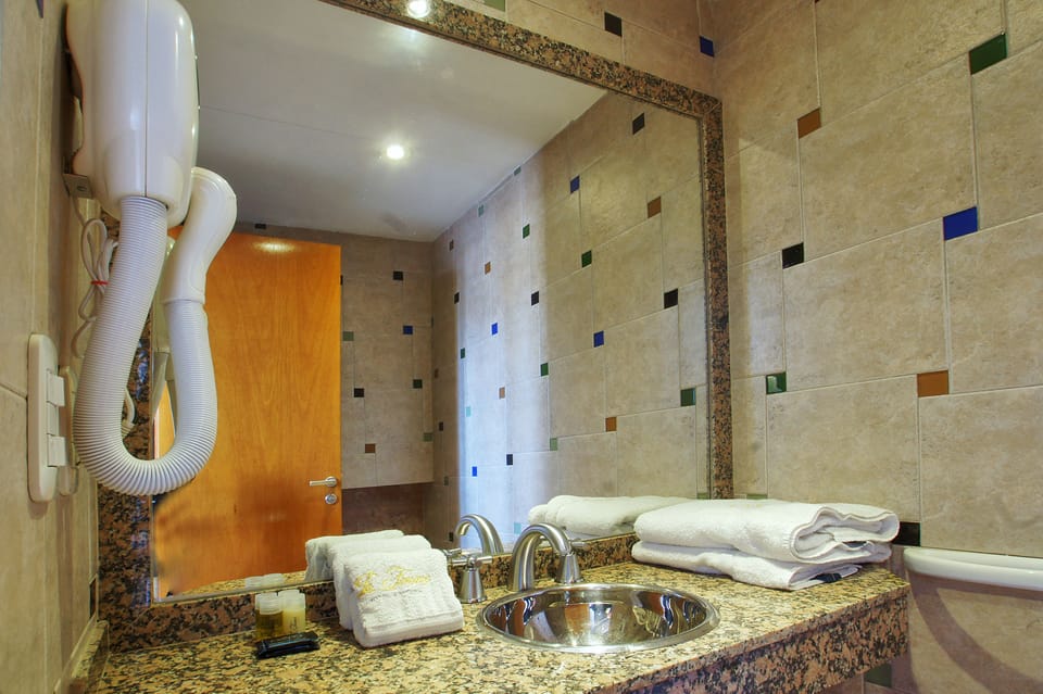 Suite | Bathroom | Rainfall showerhead, free toiletries, hair dryer, bidet