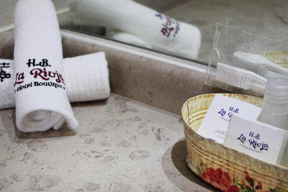 Free toiletries, hair dryer, bathrobes, slippers