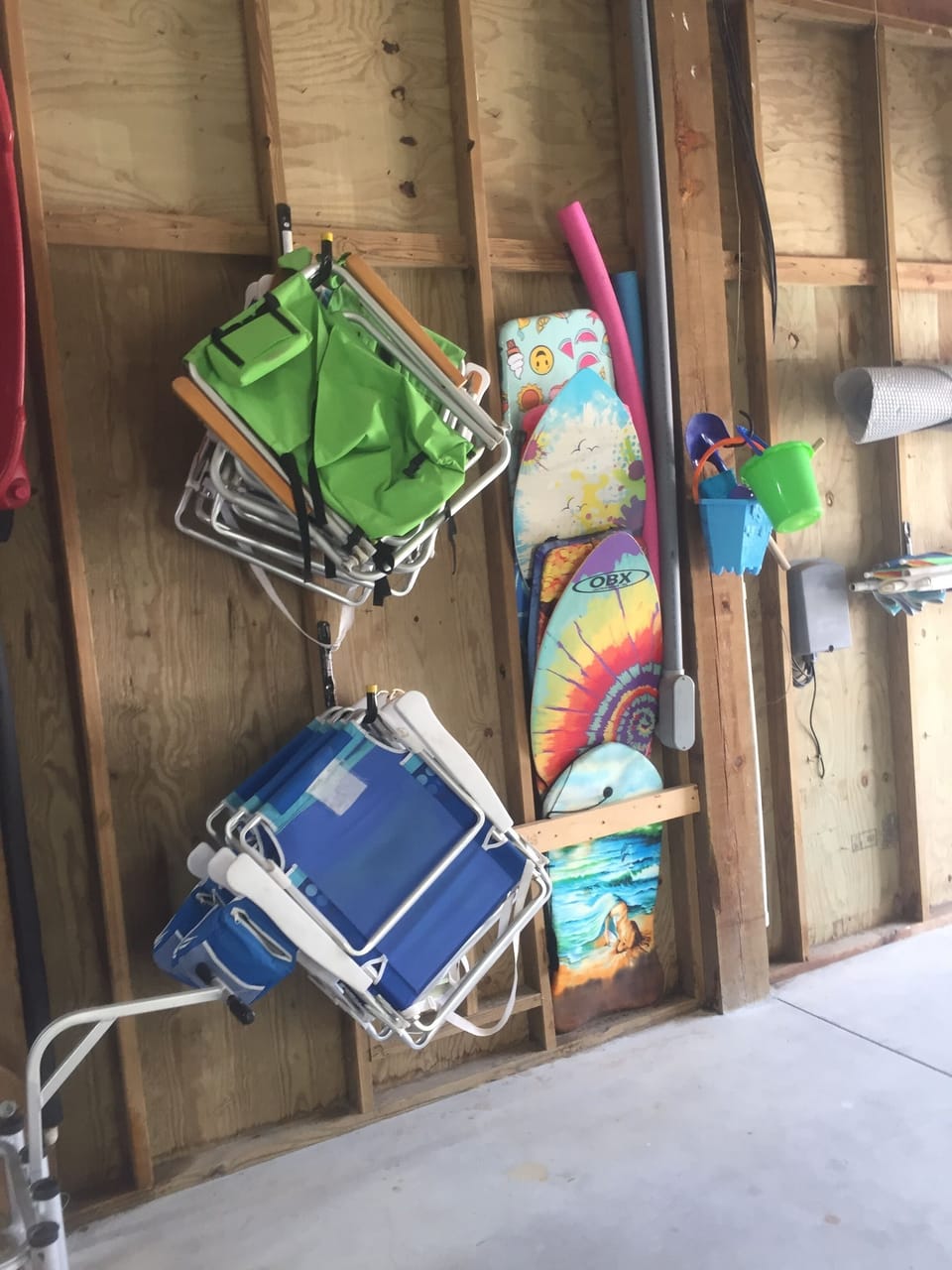 Beach Chairs/Umbrellas/Sand Toys/Boogie Boards all for Renters to use on Beach