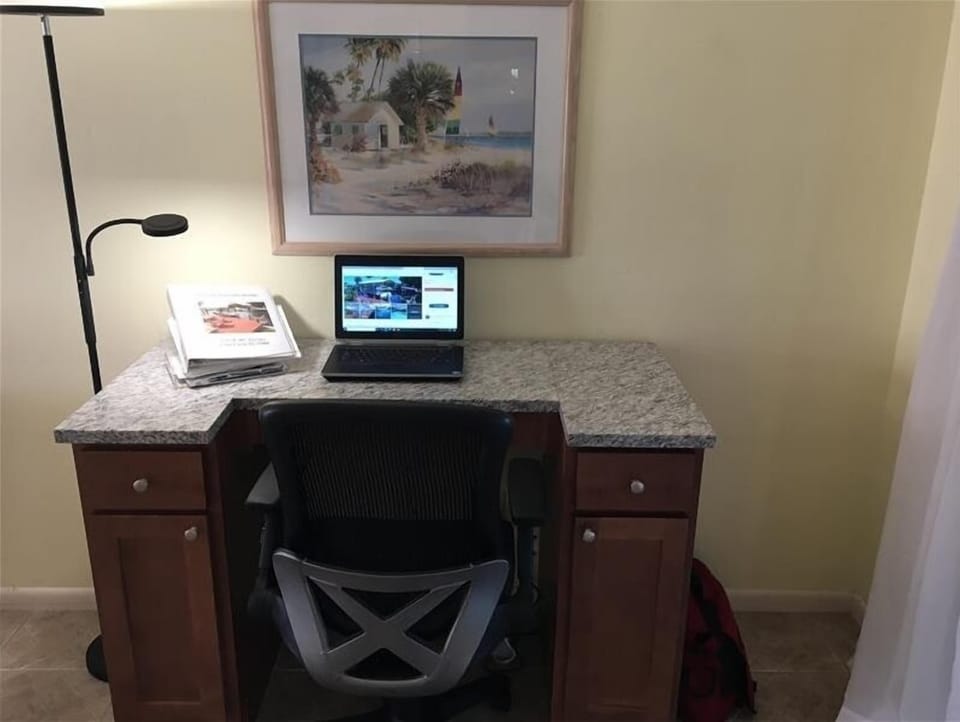 Desk area