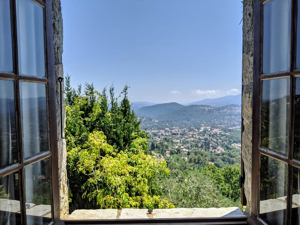 Bedroom view from the Olive Bedroom.