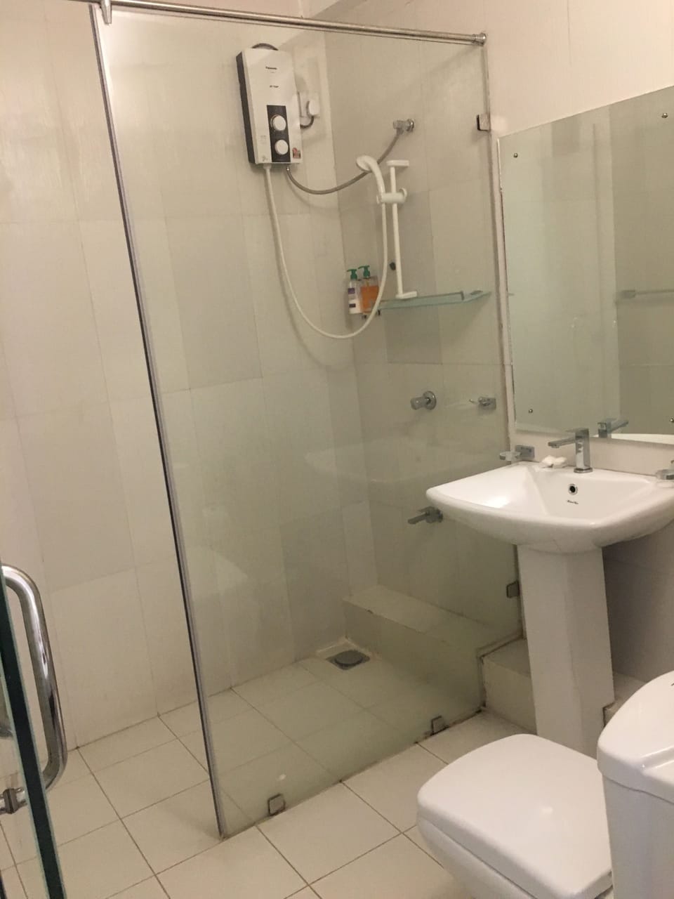 Shower, hydromassage showerhead, hair dryer, bidet
