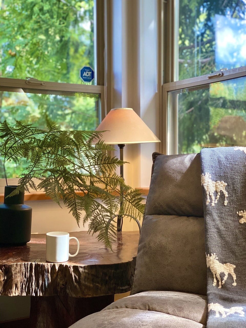 Sunny corner for a morning coffee :)
