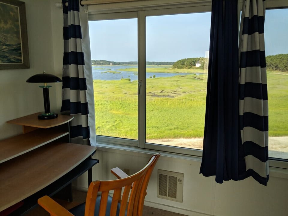 Office overlooking river/marsh (connected to Master BD #1)