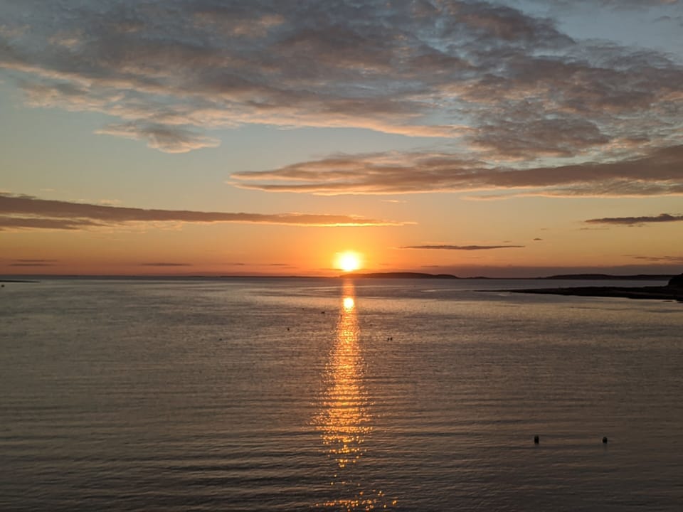 Sunset from the roof deck