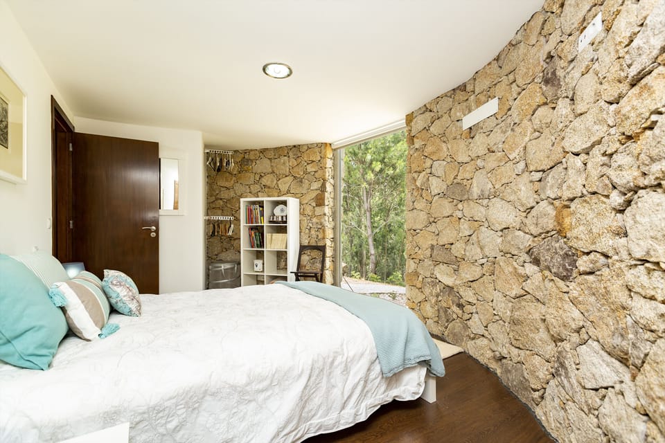 Master bedroom with double bed