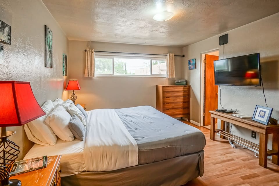 Smart TV in bedroom