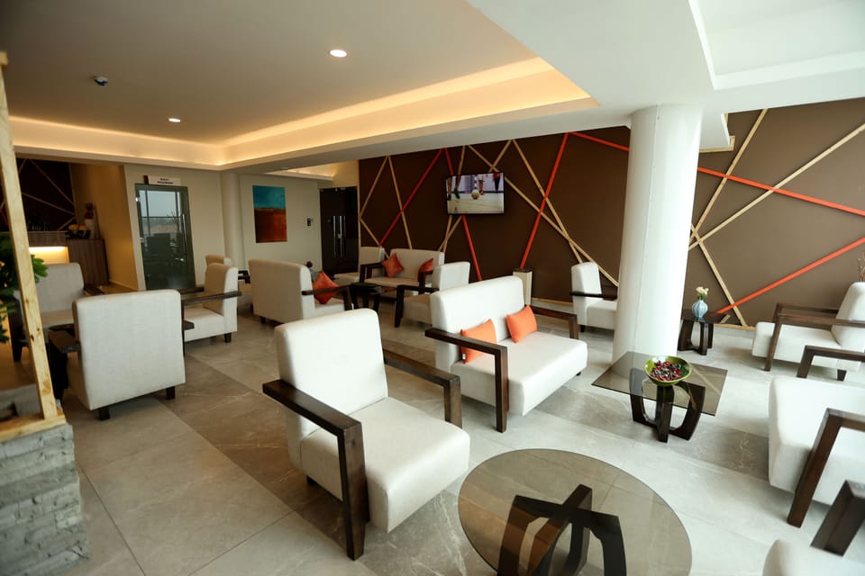 Lobby sitting area