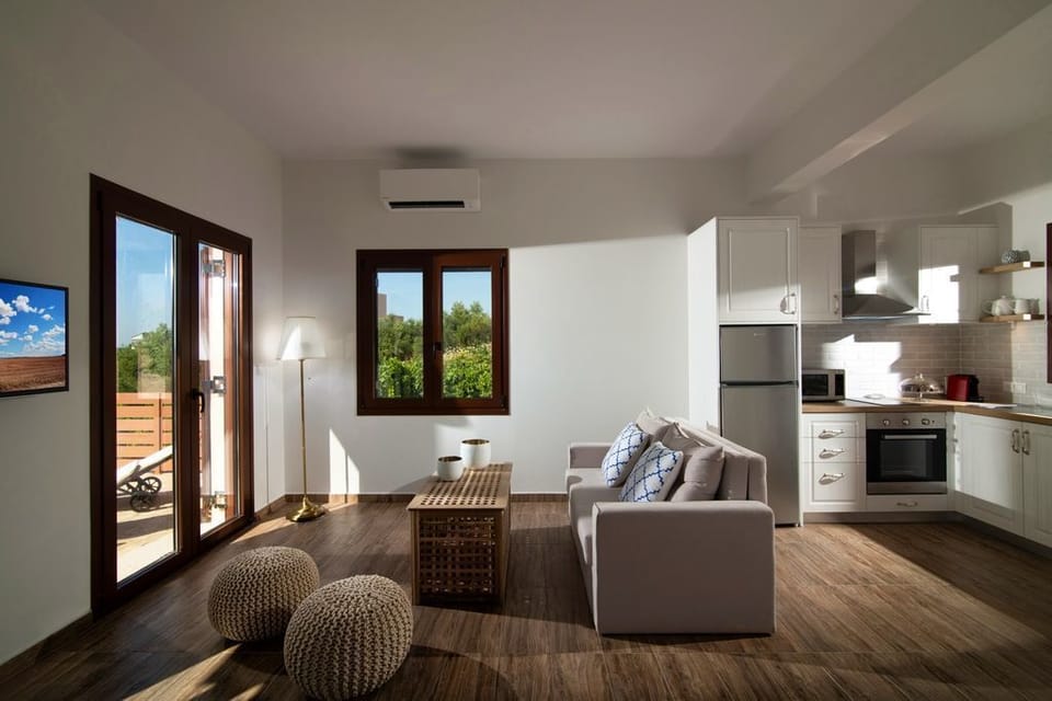 Deluxe Villa, 1 Queen Bed with Sofa bed, Non Smoking, Private Pool | Living area | Flat-screen TV