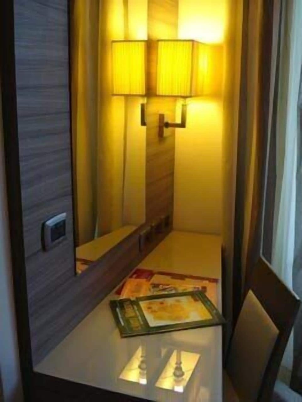 40-inch TV with satellite channels, books