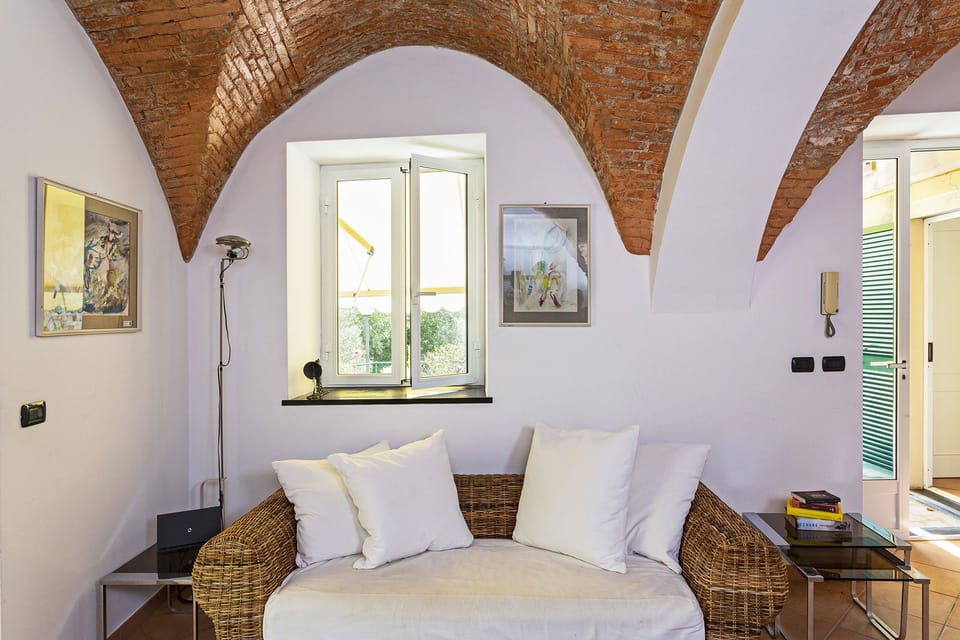 Apartment, 2 Bedrooms, Terrace, Sea View | Living area | Flat-screen TV