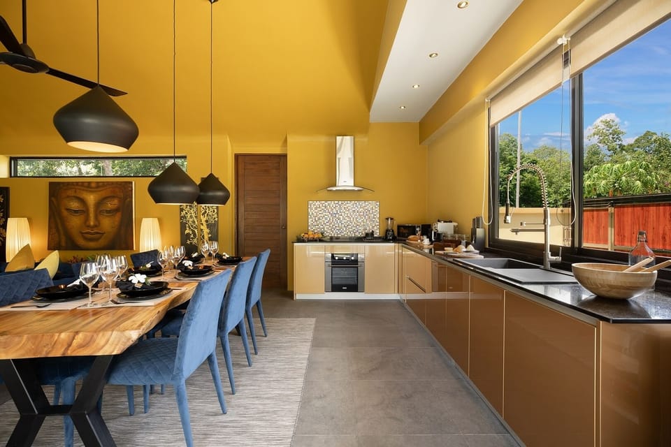 Villa Baan Putahracsa. Our modern kitchen is fully equipped.