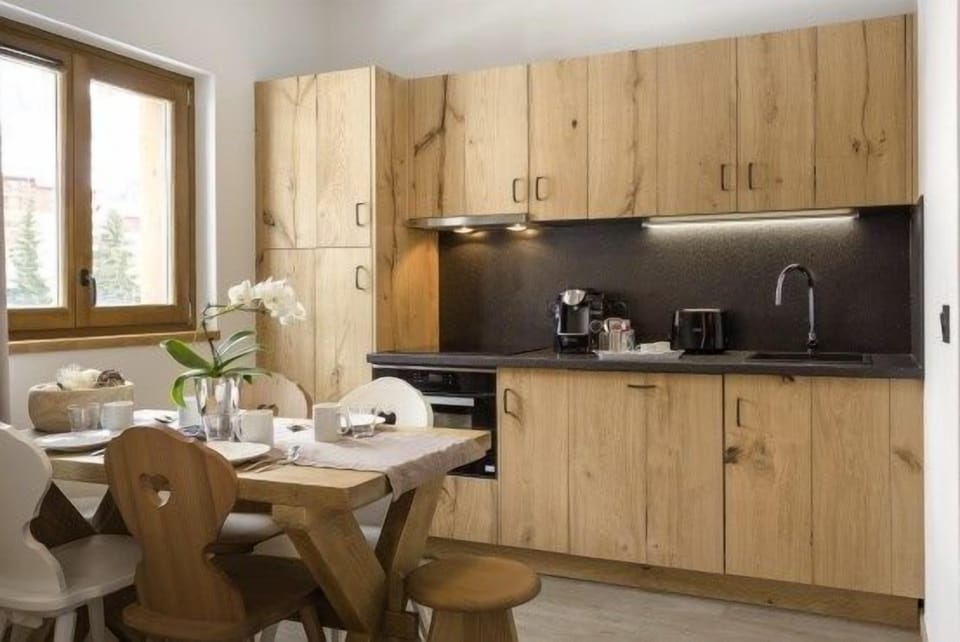 Curb your appetite by indulging on a snack in your kitchenette!