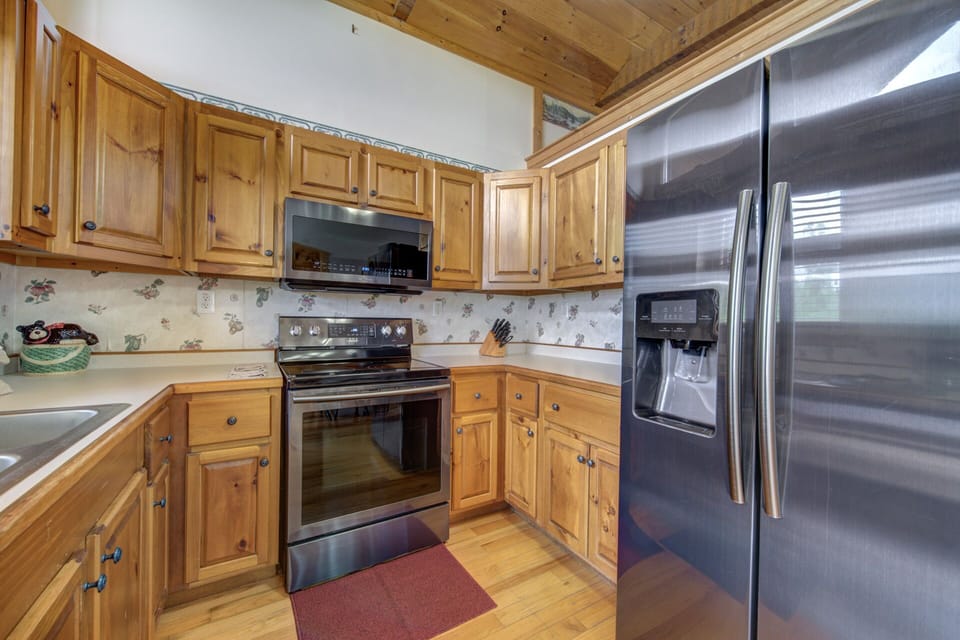 Kitchen is on the main level