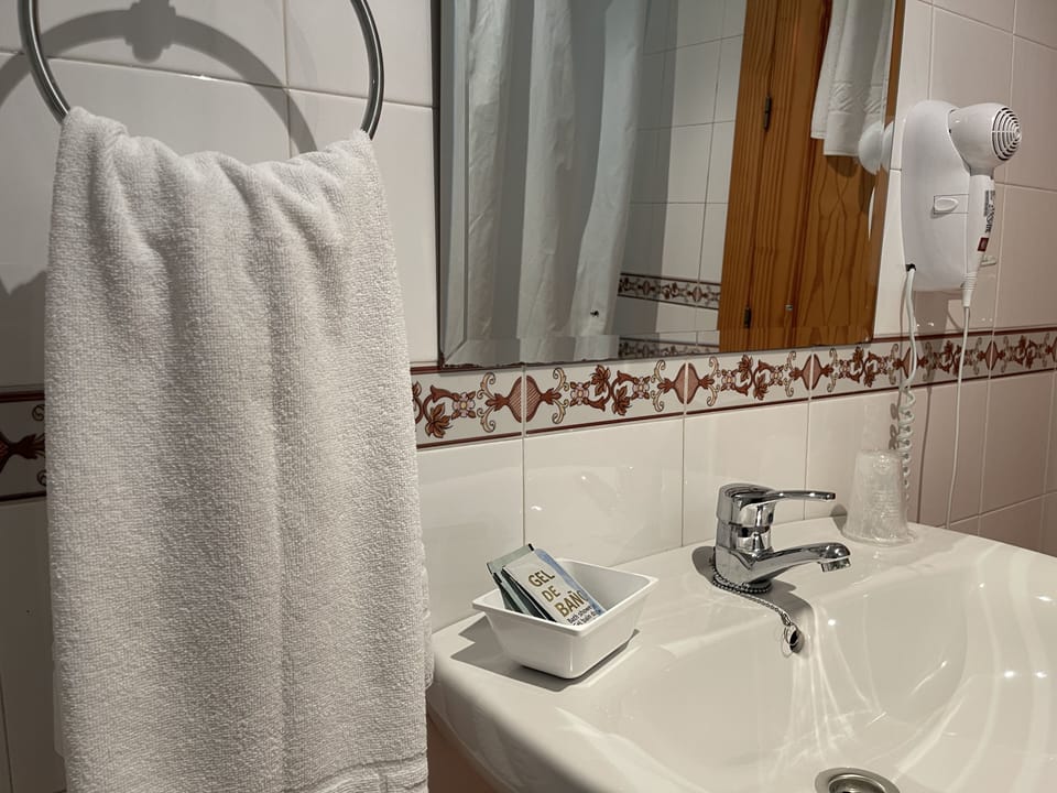 Free toiletries, hair dryer (on request), bidet, towels
