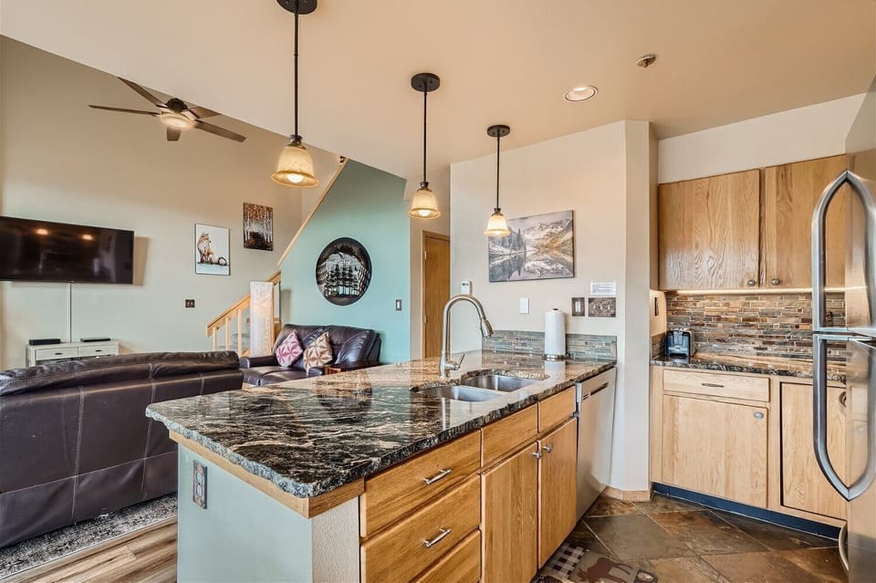 Kitchen and Living Room