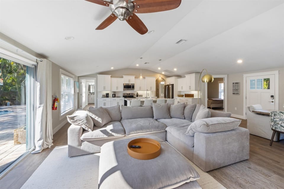 Large sectional in the living room